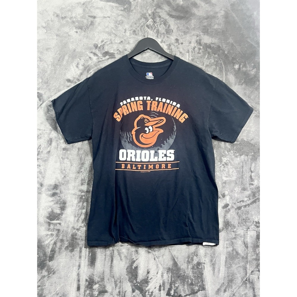 Large Baltimore Orioles Spring Training Sarasota Tee Shirt Black Sarasota MLB